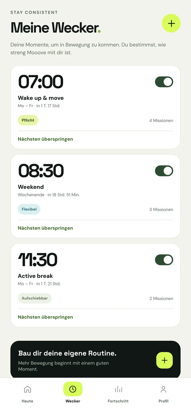 Alle deine Wecker