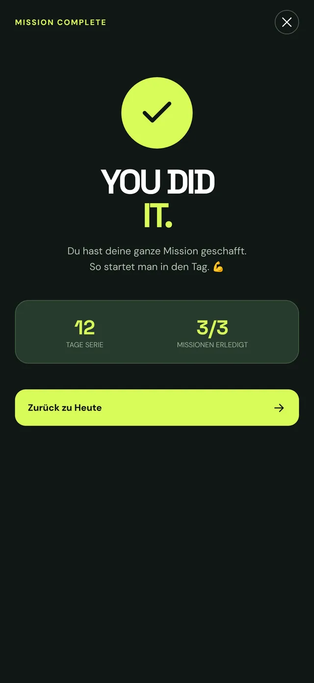 Mission geschafft