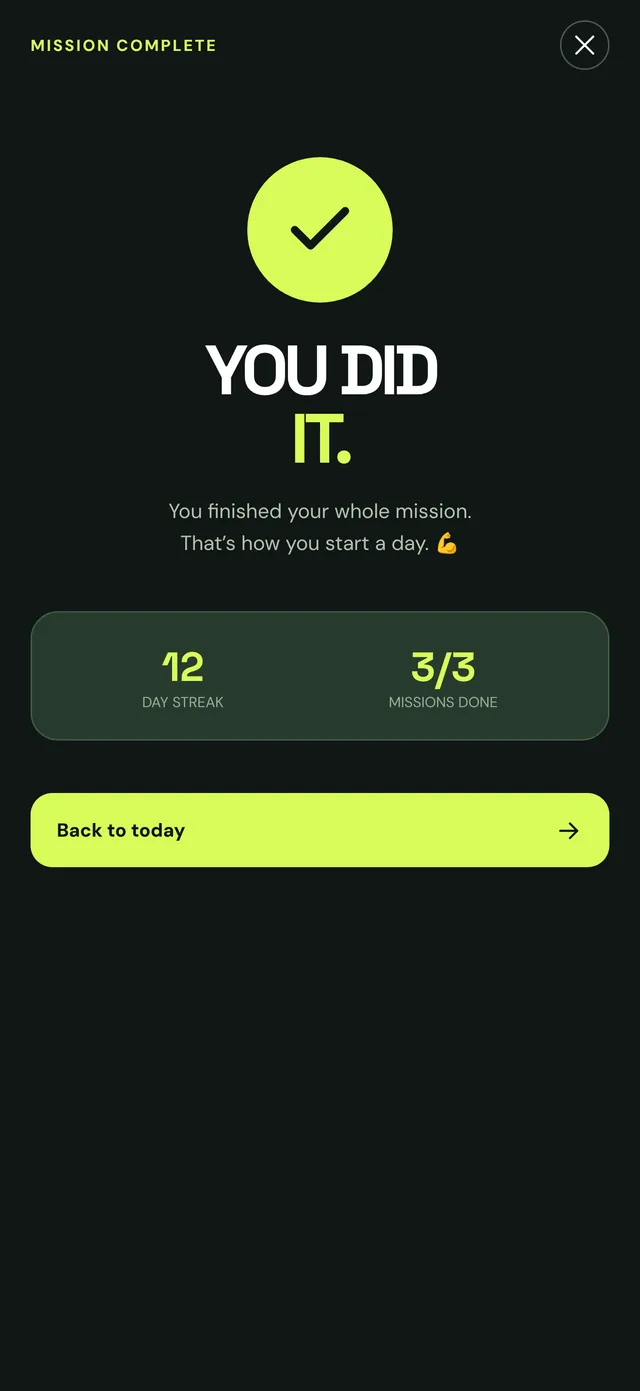Mission complete