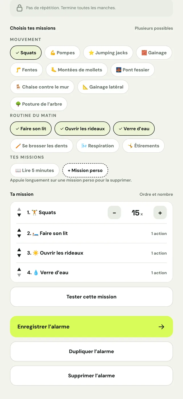 Choisir ses missions